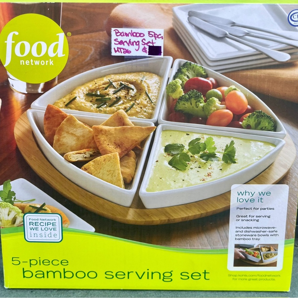 Food Network White Serveware Set for Dining